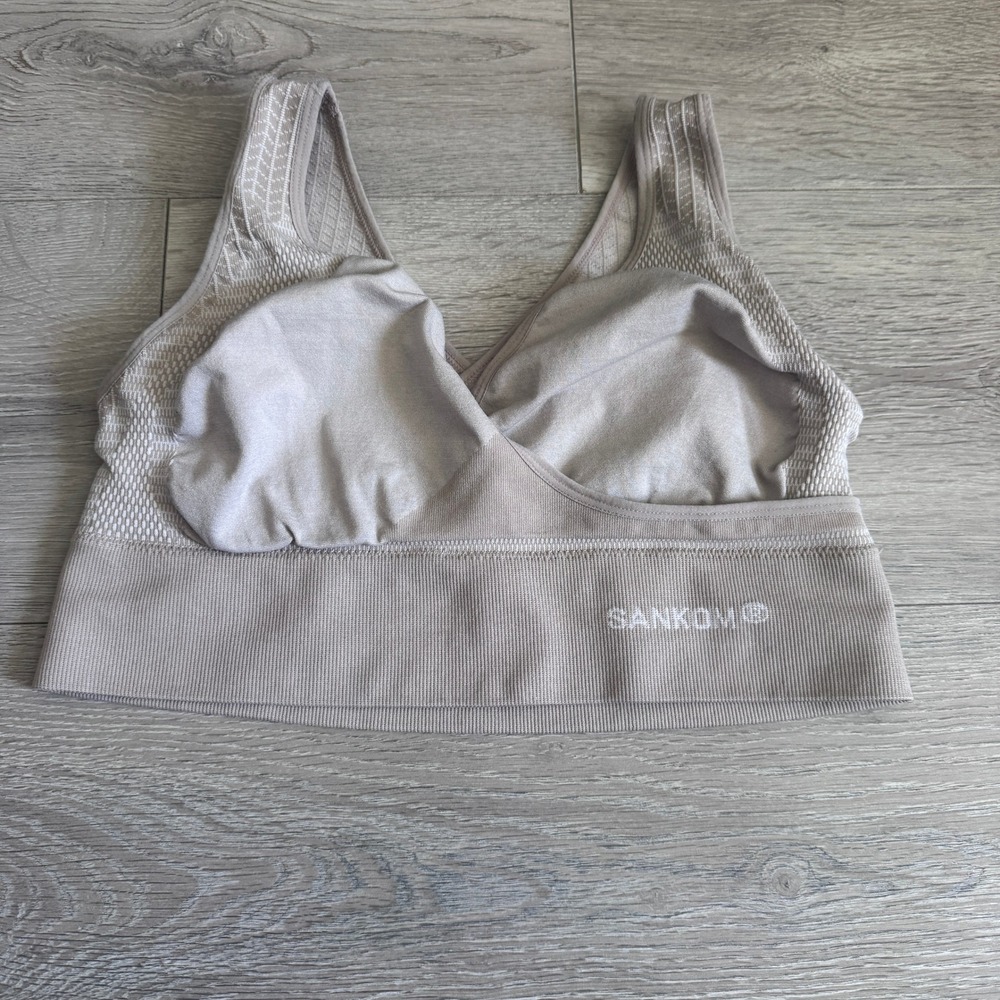SANKOM Patent Bra Posture Correction Wireless Beige Nude Size M-L‎ Swiss Design